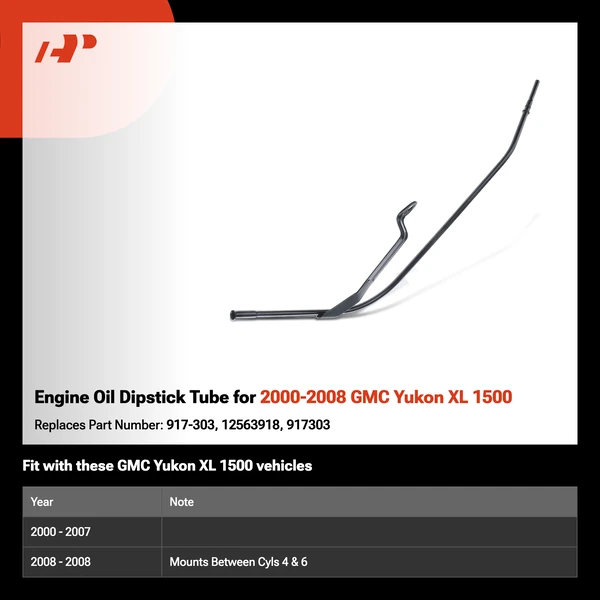 Engine Oil Dipstick Tube for 2000-2008 GMC Yukon XL 1500