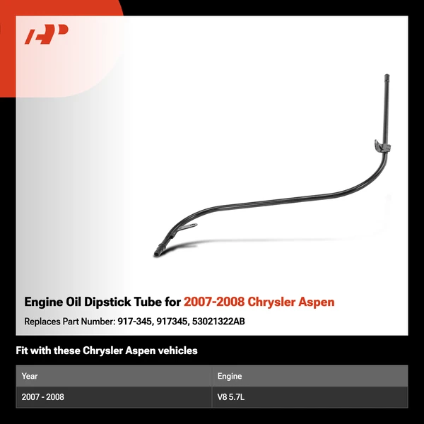 Engine Oil Dipstick Tube for 2007-2008 Chrysler Aspen