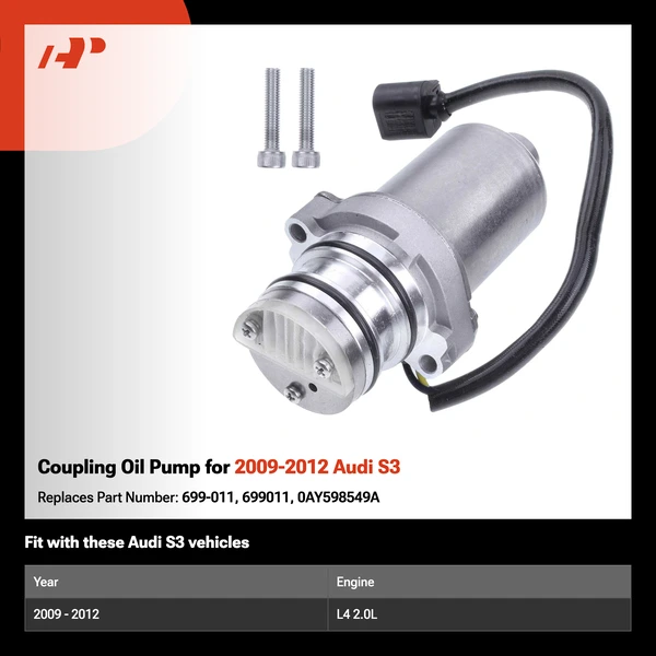Coupling Oil Pump for 2009-2012 Audi S3