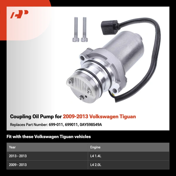Coupling Oil Pump for 2009-2013 Volkswagen Tiguan