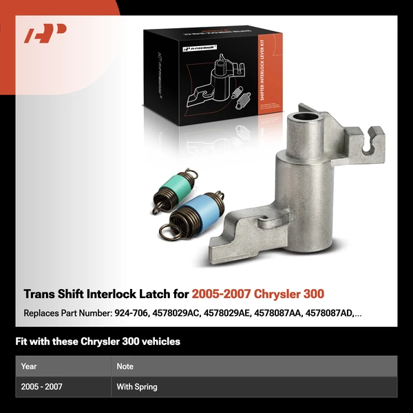 Trans Shift Interlock Latch for 2005-2007 Chrysler 300