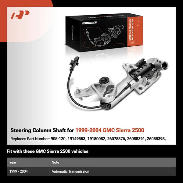 Steering Column Shaft for 1999-2004 GMC Sierra 2500