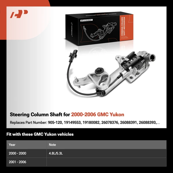 Steering Column Shaft for 2000-2006 GMC Yukon