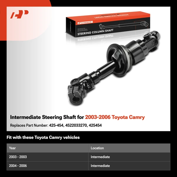 Intermediate Steering Shaft for 2003-2006 Toyota Camry