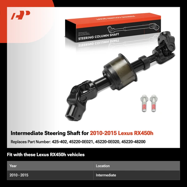 Intermediate Steering Shaft for 2010-2015 Lexus RX450h