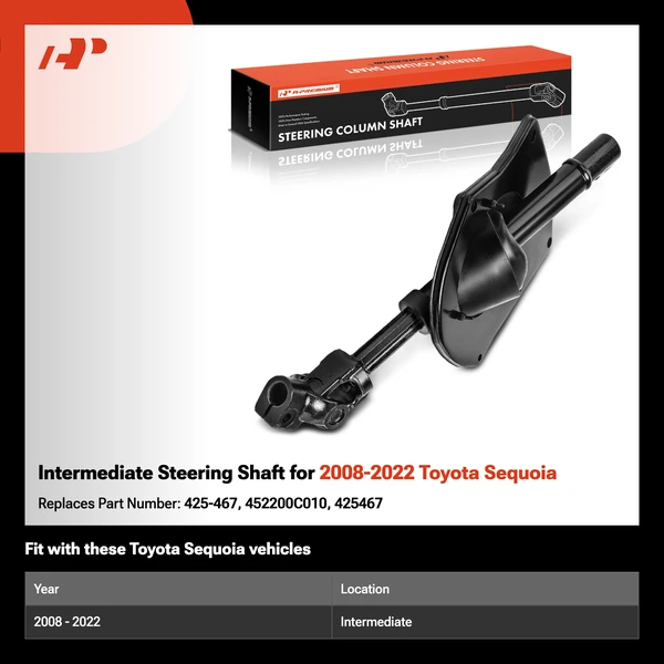 Intermediate Steering Shaft for 2008-2022 Toyota Sequoia