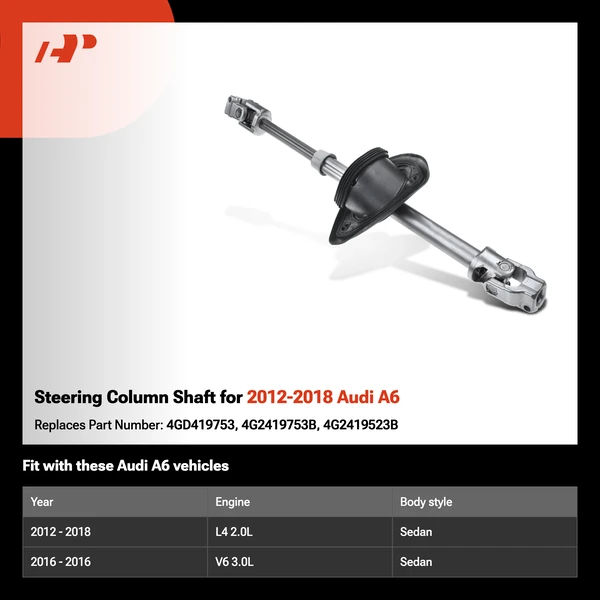Steering Column Shaft for 2012-2018 Audi A6