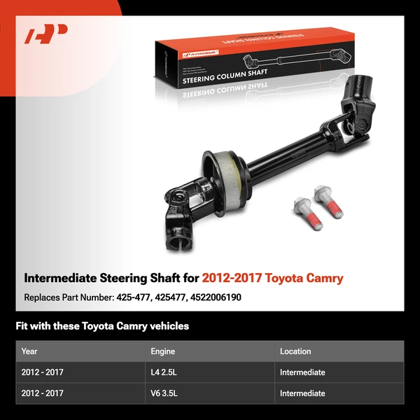 Intermediate Steering Shaft for 2012-2017 Toyota Camry