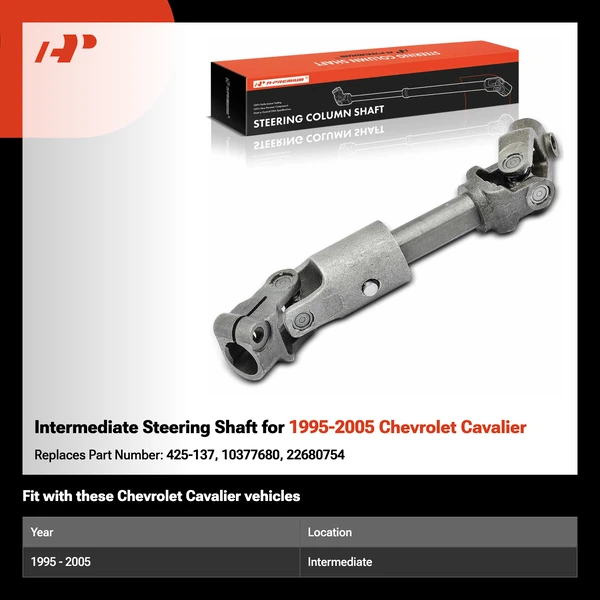 Intermediate Steering Shaft for 1995-2005 Chevrolet Cavalier