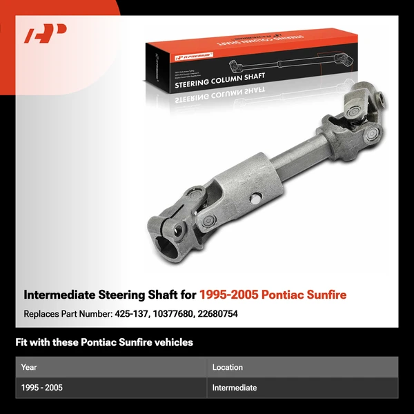 Intermediate Steering Shaft for 1995-2005 Pontiac Sunfire