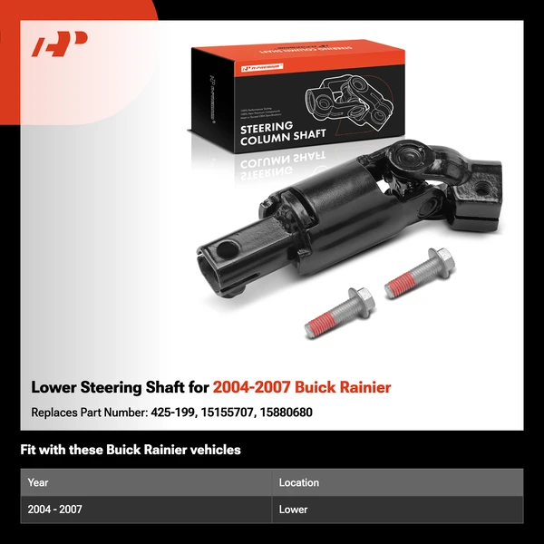 Lower Steering Shaft for 2004-2007 Buick Rainier