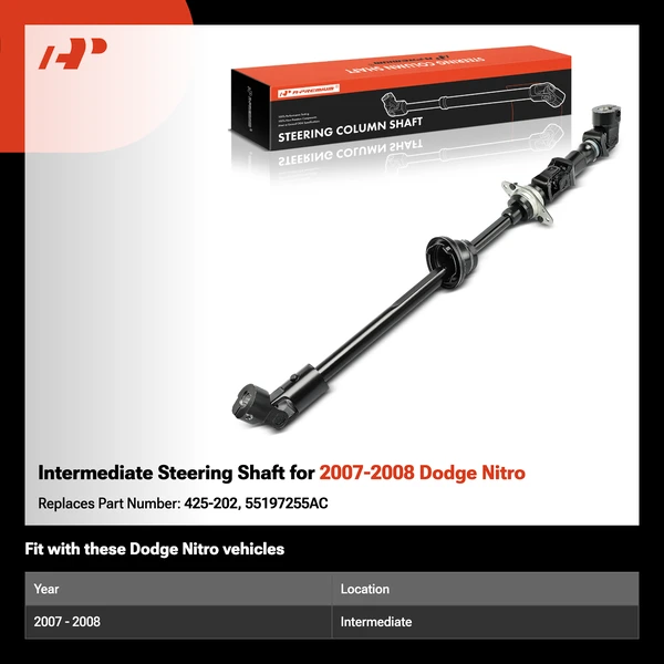 Intermediate Steering Shaft for 2007-2008 Dodge Nitro