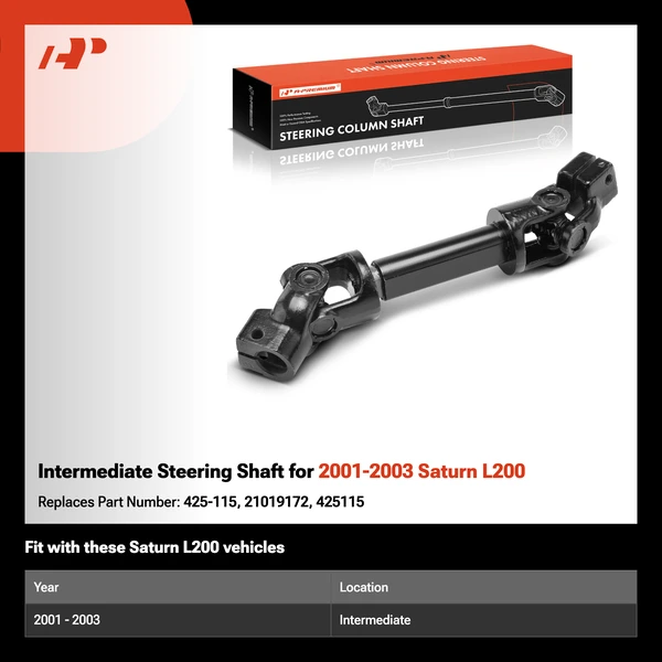 Intermediate Steering Shaft for 2001-2003 Saturn L200