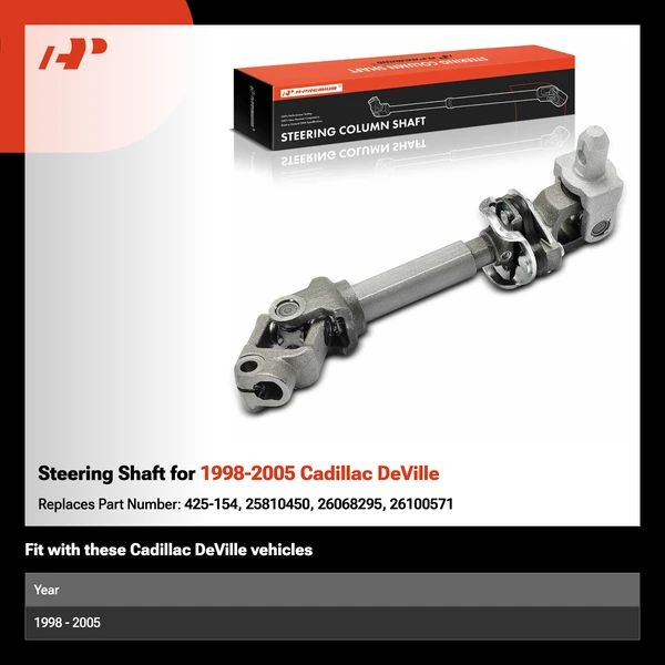 Steering Shaft for 1998-2005 Cadillac DeVille