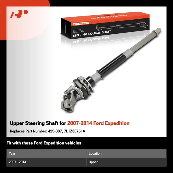 Upper Steering Shaft for 2007-2014 Ford Expedition