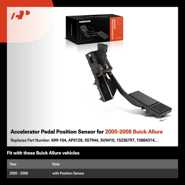 Accelerator Pedal Position Sensor for 2005-2008 Buick Allure