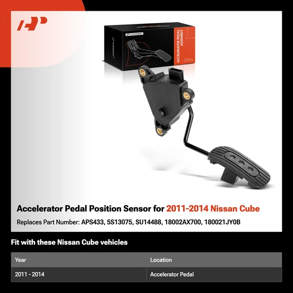 Accelerator Pedal Position Sensor for 2011-2014 Nissan Cube