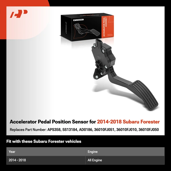 Accelerator Pedal Position Sensor for 2014-2018 Subaru Forester