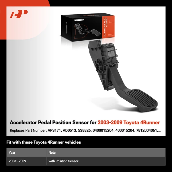 Accelerator Pedal Position Sensor for 2003-2009 Toyota 4Runner