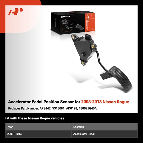 Accelerator Pedal Position Sensor for 2008-2013 Nissan Rogue