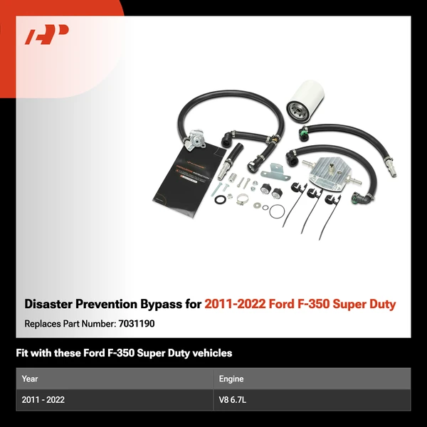Disaster Prevention Bypass for 2011-2022 Ford F-350 Super Duty