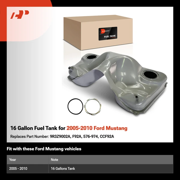 16 Gallon Fuel Tank for 2005-2010 Ford Mustang