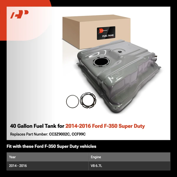 40 Gallon Fuel Tank for 2014-2016 Ford F-350 Super Duty