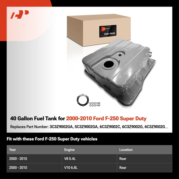 40 Gallon Fuel Tank for 2000-2010 Ford F-250 Super Duty