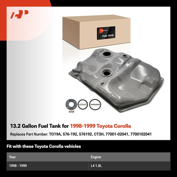 13.2 Gallon Fuel Tank for 1998-1999 Toyota Corolla
