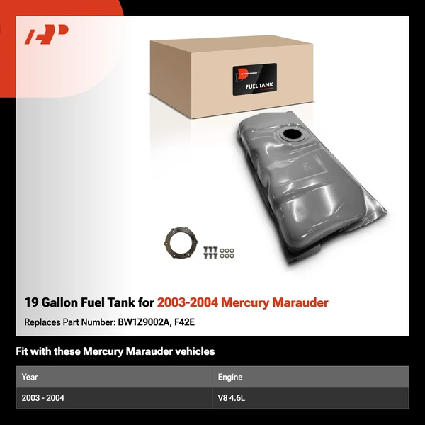 19 Gallon Fuel Tank for 2003-2004 Mercury Marauder