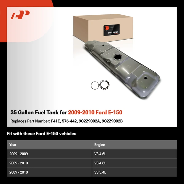 35 Gallon Fuel Tank for 2009-2010 Ford E-150