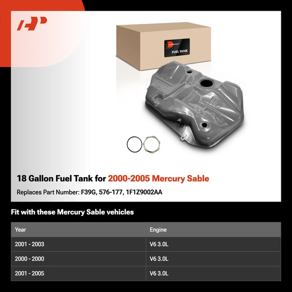 18 Gallon Fuel Tank for 2000-2005 Mercury Sable
