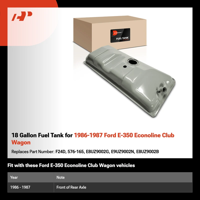 18 Gallon Fuel Tank for 1986-1987 Ford E-350 Econoline Club Wagon