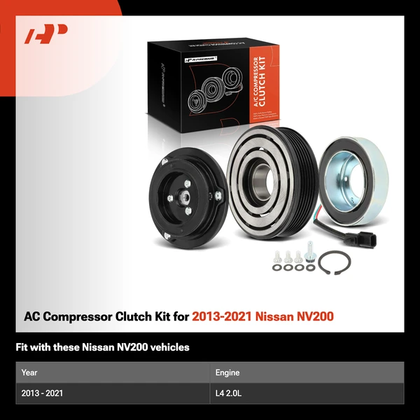 AC Compressor Clutch Kit  for 2013-2021 Nissan NV200