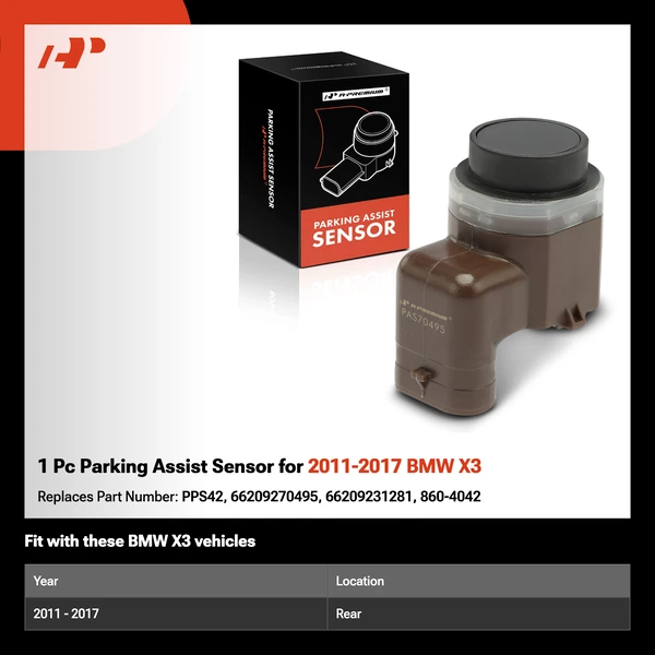 1 Pc Parking Assist Sensor for 2011-2017 BMW X3