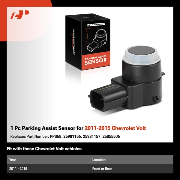 1 Pc Parking Assist Sensor for 2011-2015 Chevrolet Volt