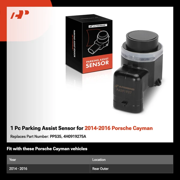 1 Pc Parking Assist Sensor for 2014-2016 Porsche Cayman