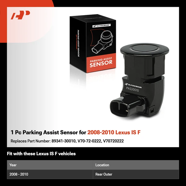 1 Pc Parking Assist Sensor for 2008-2010 Lexus IS F