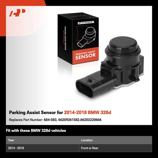Parking Assist Sensor for 2014-2018 BMW 328d