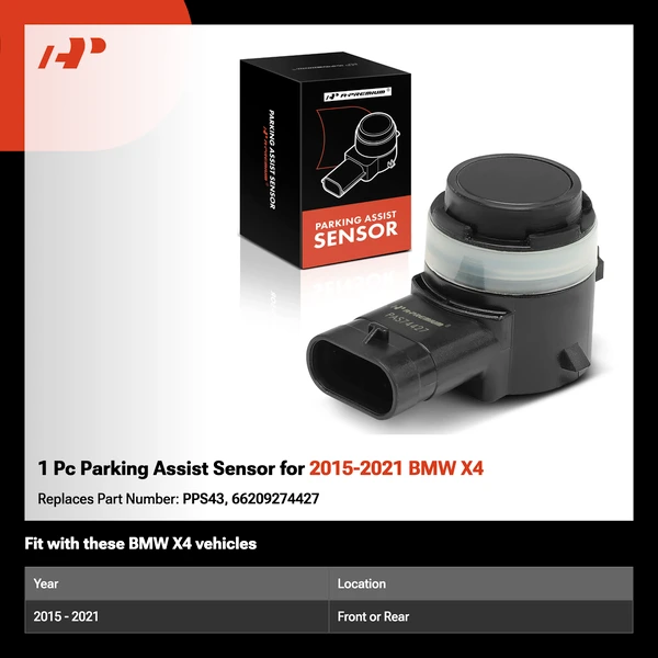1 Pc Parking Assist Sensor for 2015-2021 BMW X4