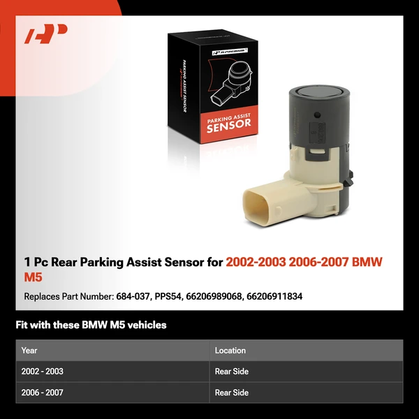 1 Pc Rear Parking Assist Sensor for 2002-2003 2006-2007 BMW M5