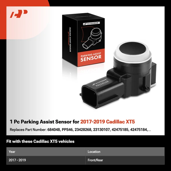 1 Pc Parking Assist Sensor for 2017-2019 Cadillac XT5