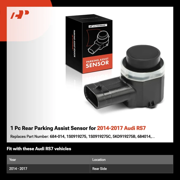 1 Pc Rear Parking Assist Sensor for 2014-2017 Audi RS7