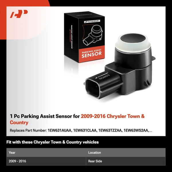 1 Pc Parking Assist Sensor for 2009-2016 Chrysler Town & Country