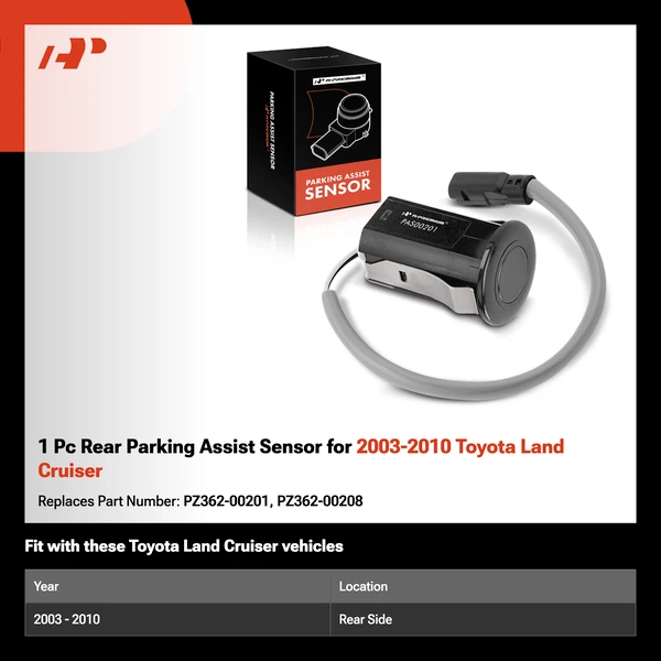 1 Pc Rear Parking Assist Sensor for 2003-2010 Toyota Land Cruiser