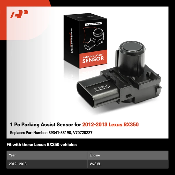 1 Pc Parking Assist Sensor for 2012-2013 Lexus RX350