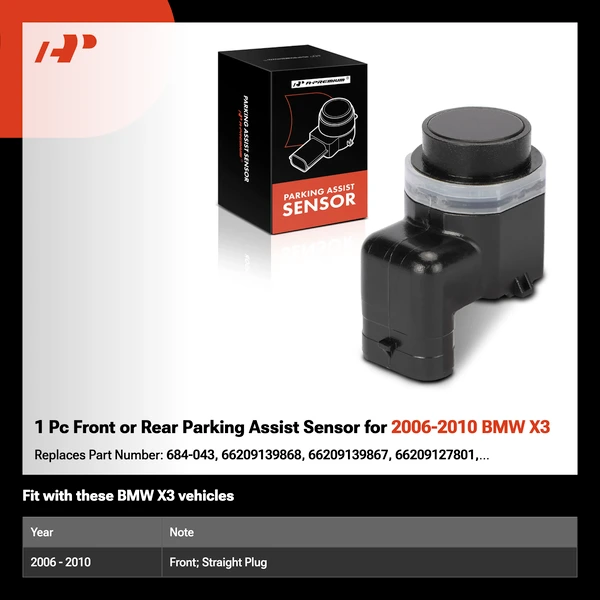 1 Pc Front or Rear Parking Assist Sensor for 2006-2010 BMW X3