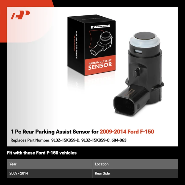 1 Pc Rear Parking Assist Sensor for 2009-2014 Ford F-150