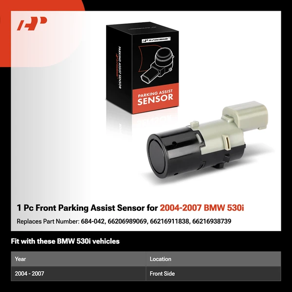 1 Pc Front Parking Assist Sensor for 2004-2007 BMW 530i