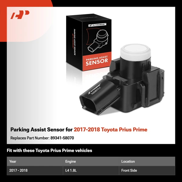 Parking Assist Sensor for 2017-2018 Toyota Prius Prime